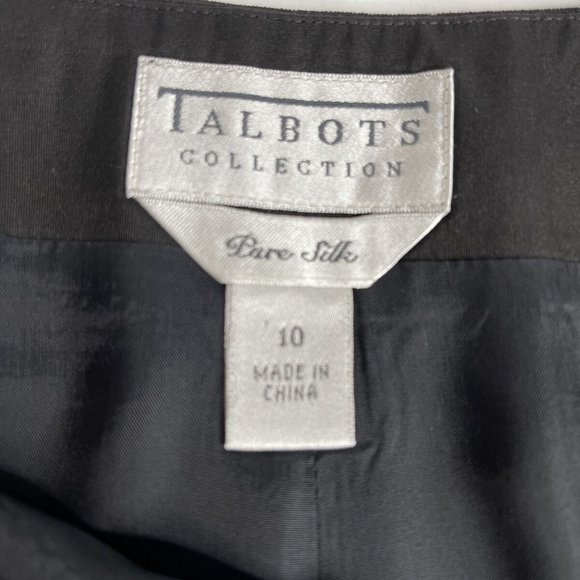 Talbots Collections silk skirt black Wedding Date Night Event size … - Picture 10 of 10